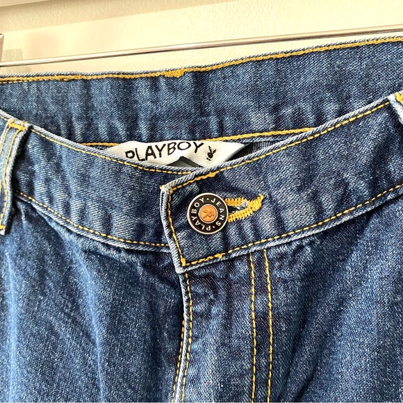 Playboy Bunny 90s Y2K Jeans Sz 9 - Picture 4 of 7